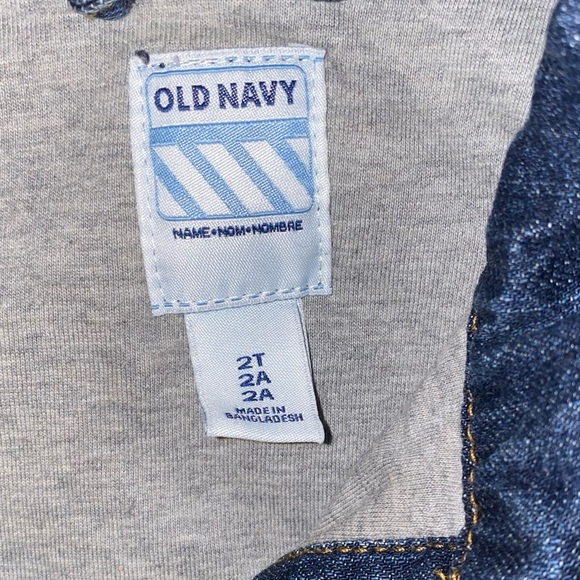 Old Navy lined denim jacket 3T - Picture 4 of 4